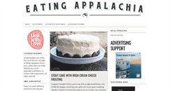 Desktop Screenshot of eatingappalachia.com